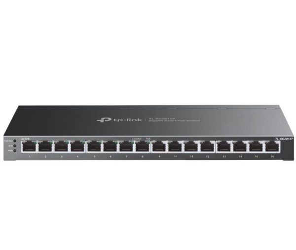 "JetStream™  16-Port Gigabit Smart Switch with 8-Port PoE+ PORT: