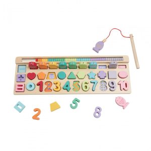 JOC PUZZLE DIN LEMN, 4 IN 1, 35 DE PIESE,