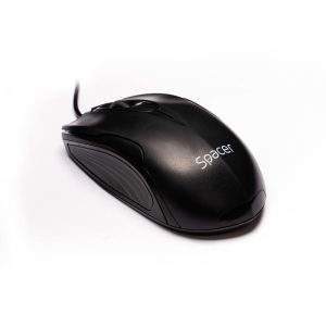 Mouse SPACER SPMO-M11, Sub 1000 dpi, Negru