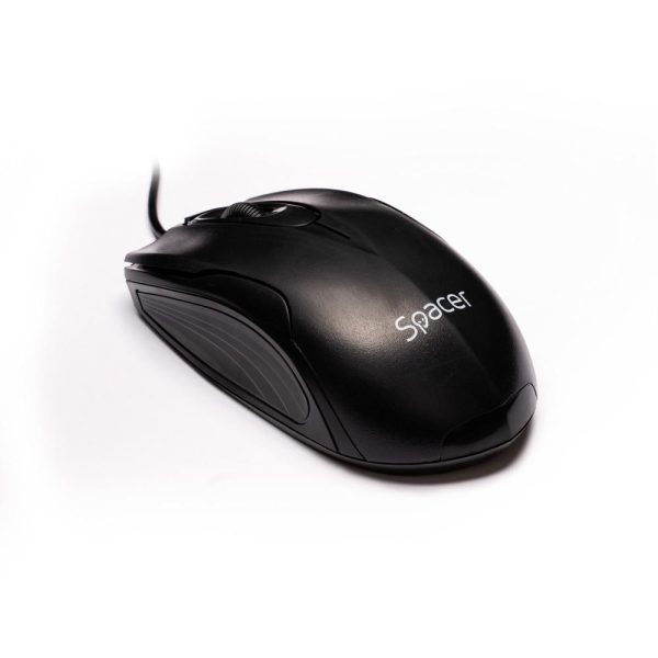 Mouse SPACER SPMO-M11, Sub 1000 dpi, Negru