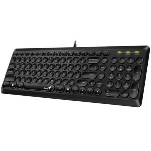 Tastatura Genius SlimStar Q200, USB, Negru