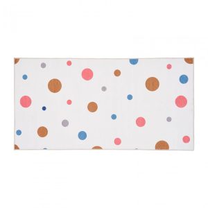 Covor printat, BUBBLE 70x140 cm, lavabil cu spate antialunecare, inaltime