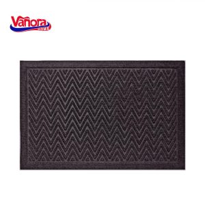 COVORAS INTRARE 40X60 CM TEXTIL+CAUCIUC, CLASSIC NEGRU