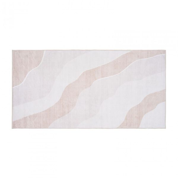 Covor printat, SAND 70x140 cm, lavabil cu spate antialunecare, inaltime