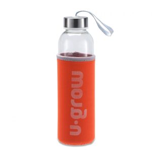 Sticla 500ml cu husa termoizolanta, orange, U-Grow