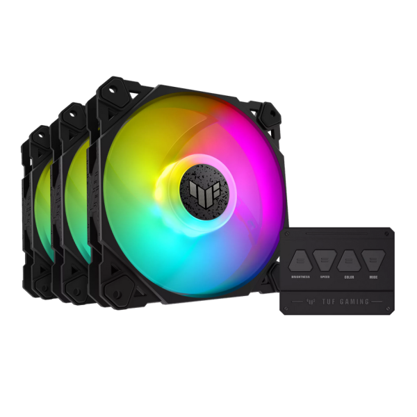 Ventilator Carcasa ASUS TUF Gaming TF120 ARGB, 12 cm, 1900,