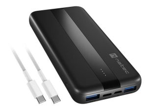 Baterie externa Natec, capacitate 10000 mAh, 3 porturi USB, baterie