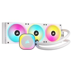 Cooler Procesor CORSAIR H150i, Lichid, 12 cm, 3 ventilatoare, aRGB