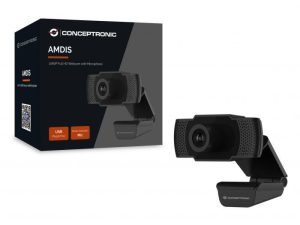 Camera Web Conceptronic AMDIS, 2MP, rezolutie video Full HD, USB