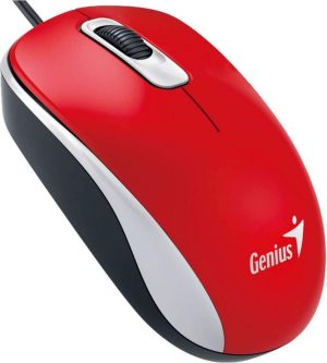 Mouse GENIUS DX-110, 1000 dpi, rosu