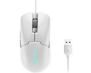 Mouse Gaming Lenovo Legion M300s, 8000 DPI, Alb