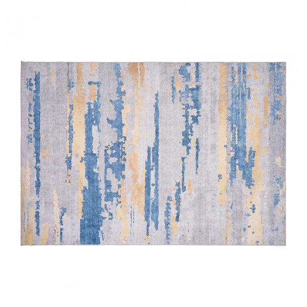 Covor printat, LUNA 160x230 cm, lavabil cu spate antialunecare, inaltime