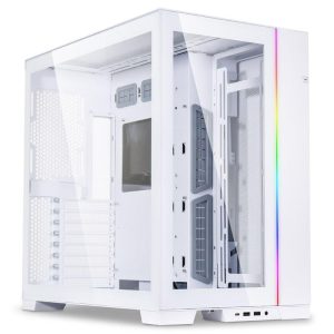 Carcasa LIAN LI Dynamic EVO Snow, RGB, Mid Tower, White