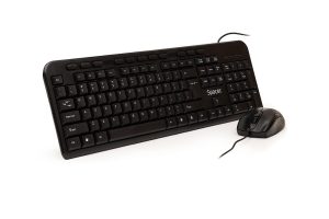 Kit Wired tastatura si mouse SPACER SPDS-1691, taste numerice, negru