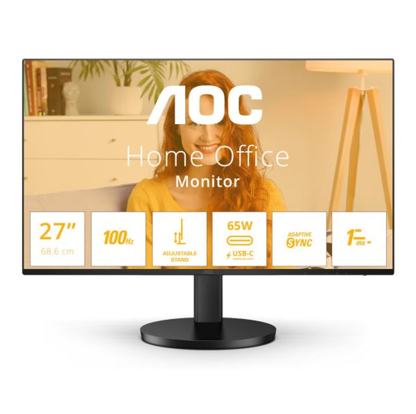 Monitor Consumer AOC Q27B3CF2, 27", 2560 x 1440 pixeli, Black,