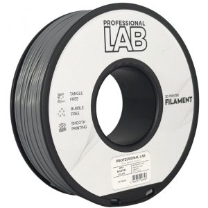 Filament 3D Proffesional Lab, Diamentru 1.75mm, Greutate: 1KG, Culoare: Silver,