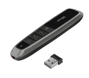 Presenter Trust wireless Bato, 4 butoane, interfata USB-A 2.0, 2