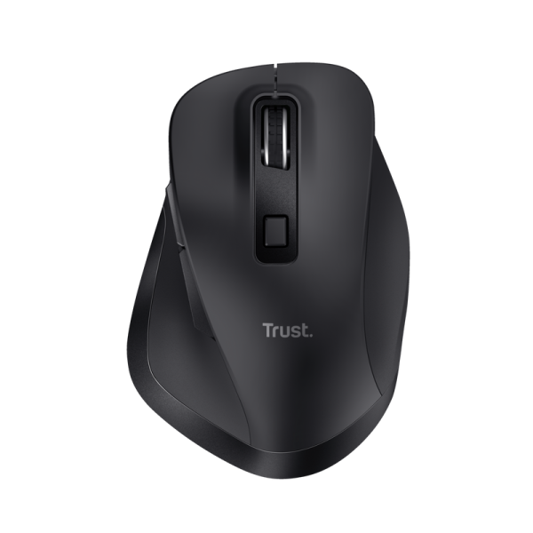 Mouse Wireless TRUST Fyda, 2400 dpi, Negru