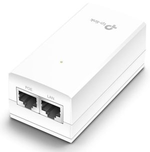 "48V Passive PoE Injector Adapter PORT: 1× Gigabit PoE Port,