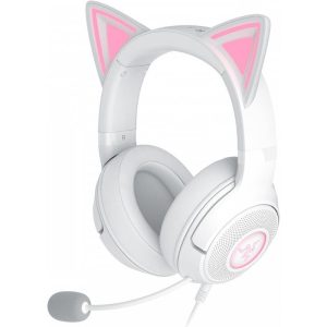 Casti Gaming Head-band Razer Kraken Kitty V2, Wired, Alb