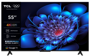 Televizor TCL LED 55P61K, 139 cm, Smart Google TV, 4K
