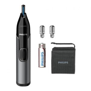 Trimmer pentru nas si urechi PHILIPS NT3650/16, Baterie, Lavabil, Tehnologie