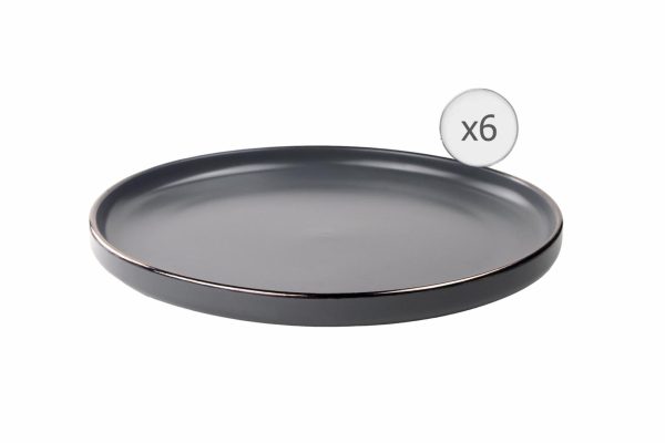 SET 6 FARFURII INTINSE, CERAMICA 27 CM, CALYPSO, ART OF