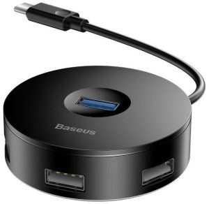Hub USB BASEUS CAHUB-G01 USB-C, 4 porturi, Negru