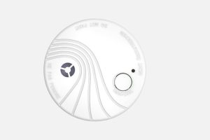 Detector de fum wireless Hikvision DS-PDSMK-S-WE, frecventa operare: 868MHz, criptare: