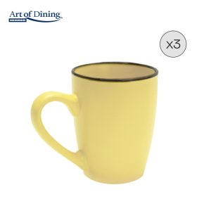 SET 3 CANI CERAMICA 354 ML, MEDEEA, ART OF DINING