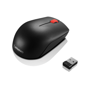 Mouse Wireless LENOVO Essential Compact Wireless Mouse, Negru
