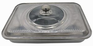 TAVA  CUPTOR CU CAPAC, INOX, 39x29x7, VANORA HOME