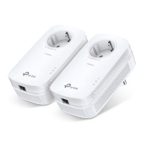 TP-Link AV1200 Gigabit Passthrough Powerline Starter Kit, TL-PA8010PKIT, HomePlug AV2,