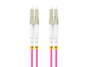 Patch cord fibră MM LC/UPC-LC/UPC duplex 1 m LSZH OM4