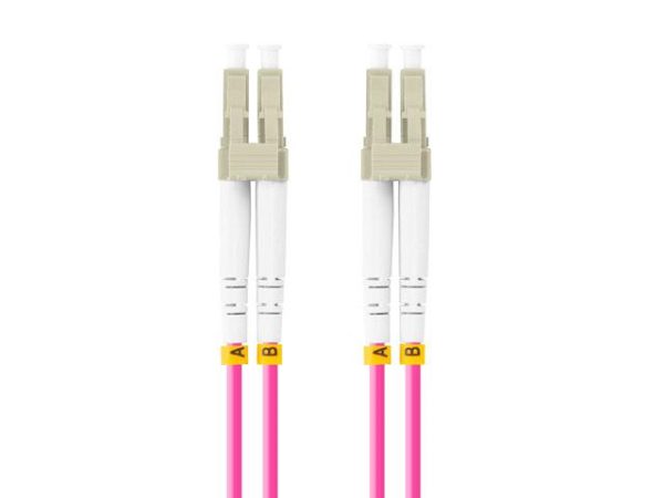 Patch cord fibră MM LC/UPC-LC/UPC duplex 1 m LSZH OM4