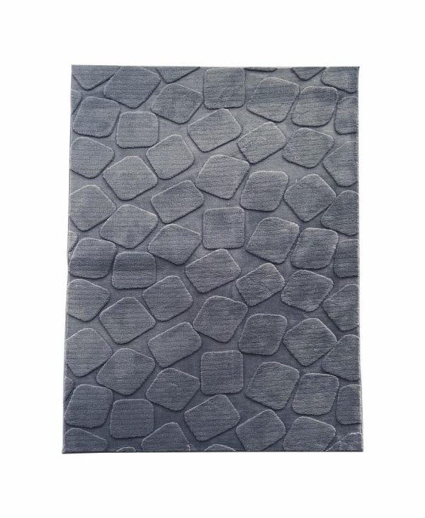 Covor, model in relief,Stone,120x160 Gri