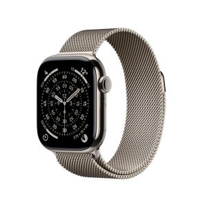 Apple Watch Series 11 GPS + Cellular 42mm Natural Titanium Case with