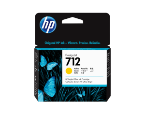 Cartus HP 712, galben
