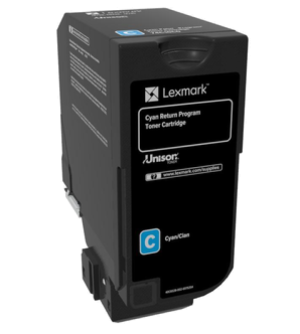 Toner Lexmark 74C20C0, Cyan