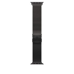 Curea pentru Apple Watch 49mm Black Titanium Milanese Loop -