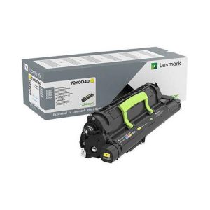 Developer Lexmark, culoare galben, 72K0D40, tehnologie laser, capacitate 300